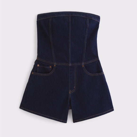 Abercrombie & Fitch Other - Strapless Denim Romper